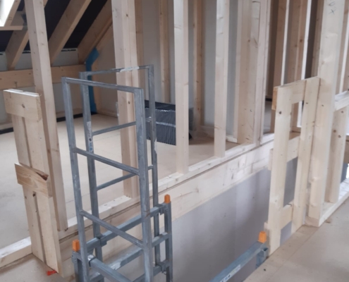 bautreppemieten - 1 Geschoss, 2x 1:4-gewendelt mit Sonderhöhe - 2