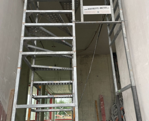 bautreppemieten - Sonderhöhe vom EG-OG über Bestandstreppe - 1