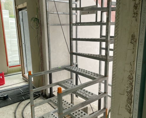 bautreppemieten - Sonderhöhe vom EG-OG über Bestandstreppe - 2